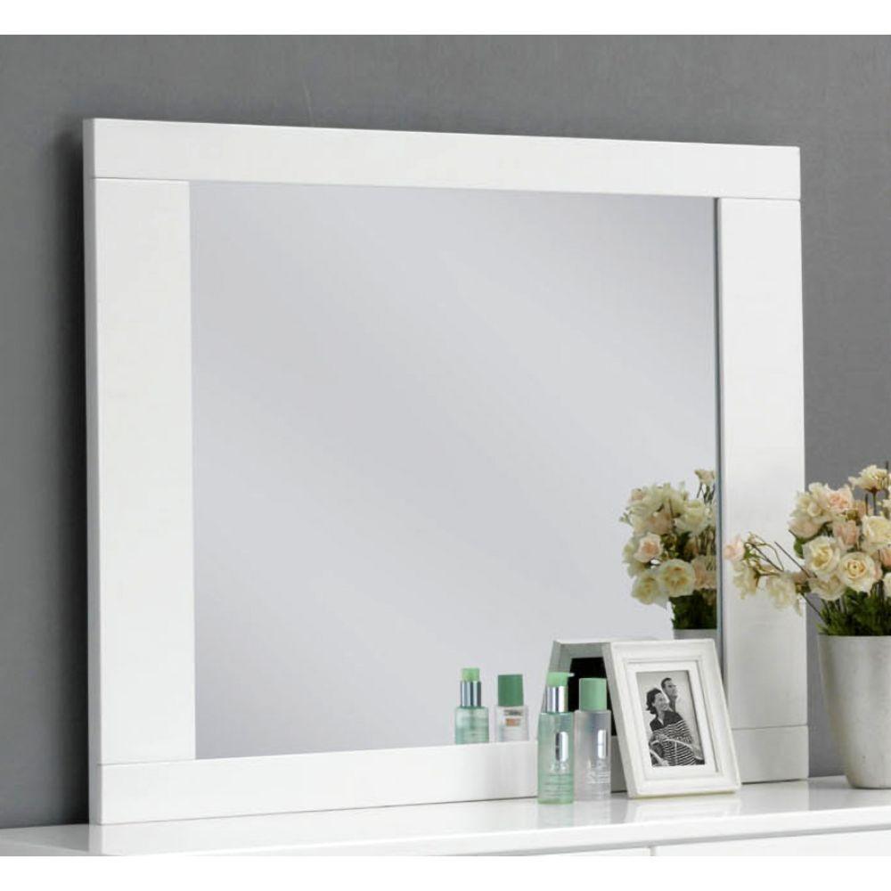 ACME Lorimar Mirror, White & Chrome Leg FredCo