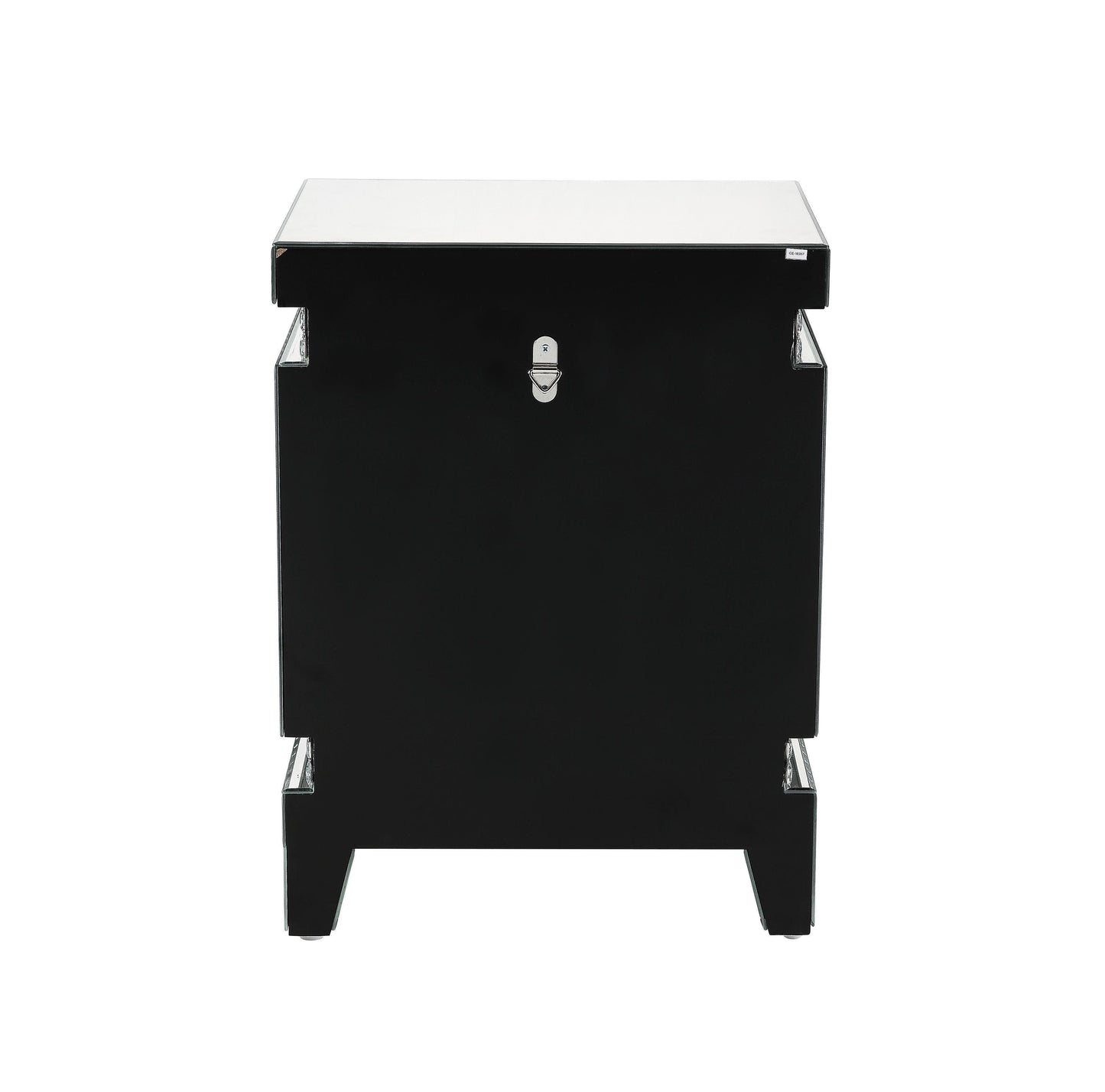 ACME Lotus Accent Table, Mirrored & Faux Crystals Inlay FredCo