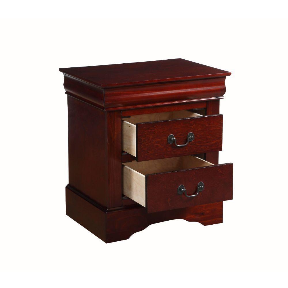 ACME Louis Philippe III Nightstand, Cherry FredCo