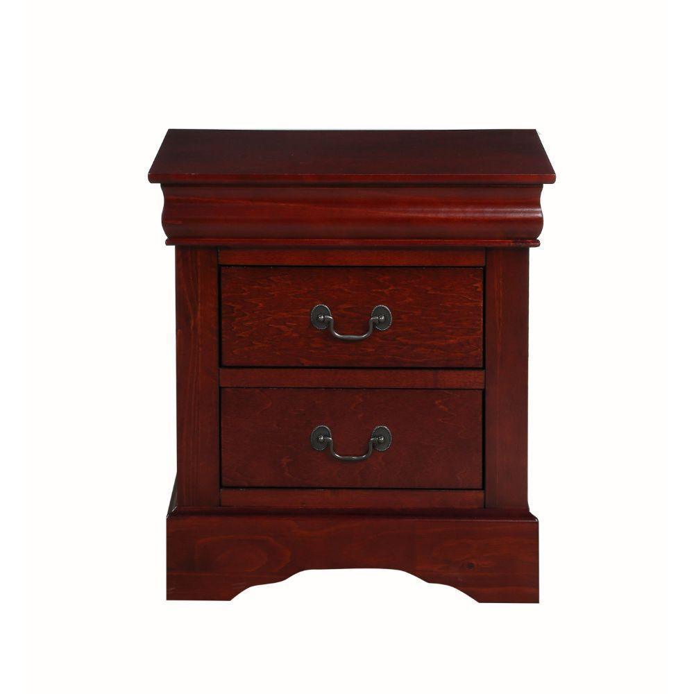 ACME Louis Philippe III Nightstand, Cherry FredCo