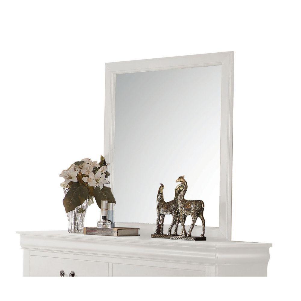 ACME Louis Philippe Mirror, White FredCo