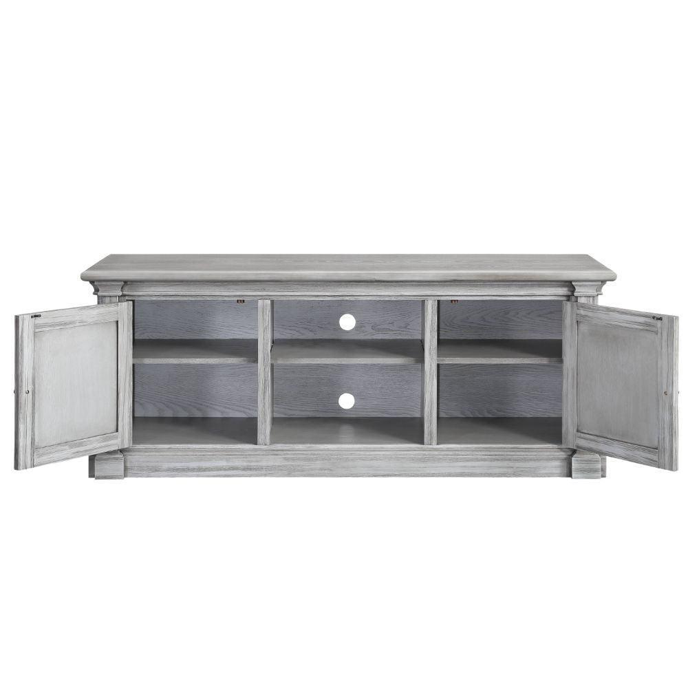ACME Lucinda TV Stand, Gray Oak FredCo