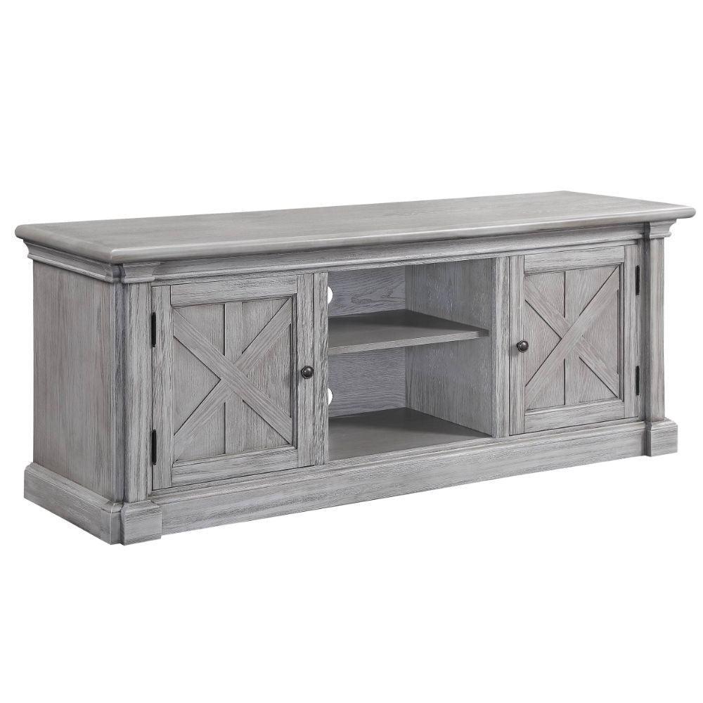 ACME Lucinda TV Stand, Gray Oak FredCo