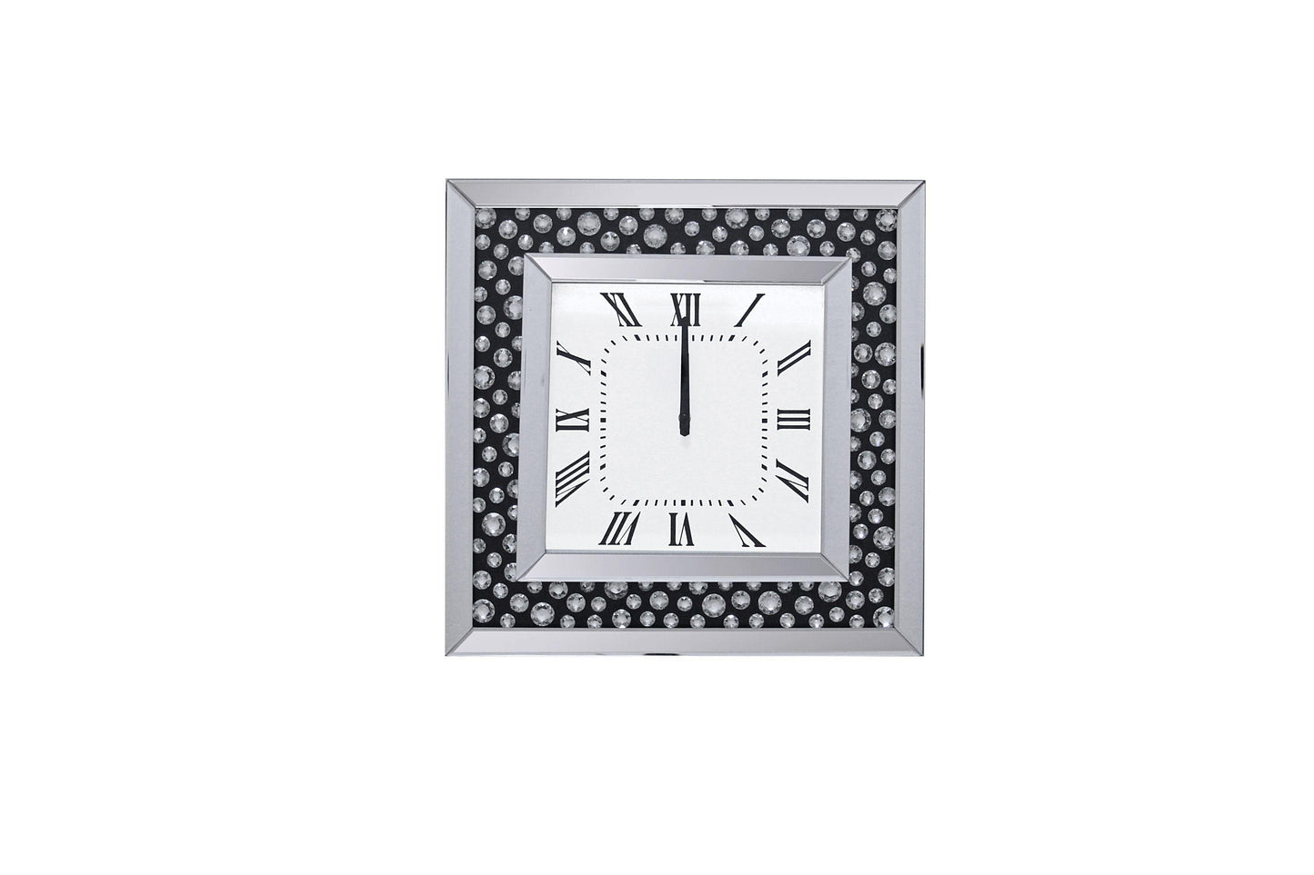 ACME Marku Wall Clock, Mirrored FredCo