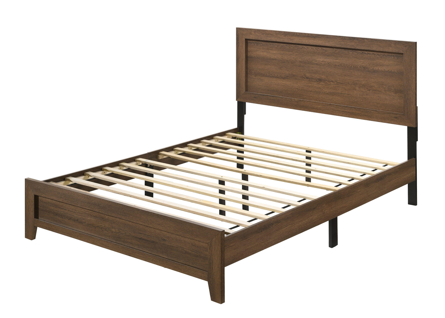 ACME Miquell Eastern King Bed, Oak FredCo