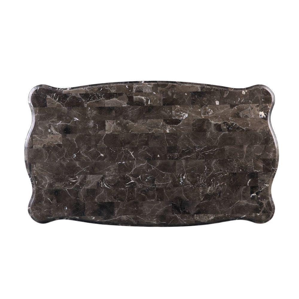 ACME Miyeon Coffee Table, Marble & Cherry FredCo