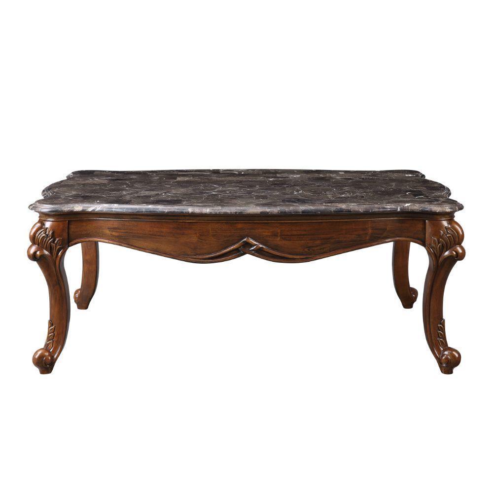 ACME Miyeon Coffee Table, Marble & Cherry FredCo