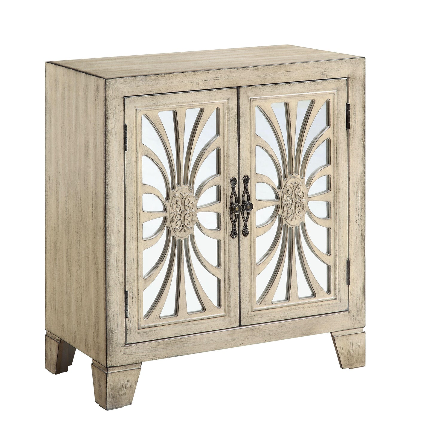 ACME Nalani Console Table, Antique White FredCo