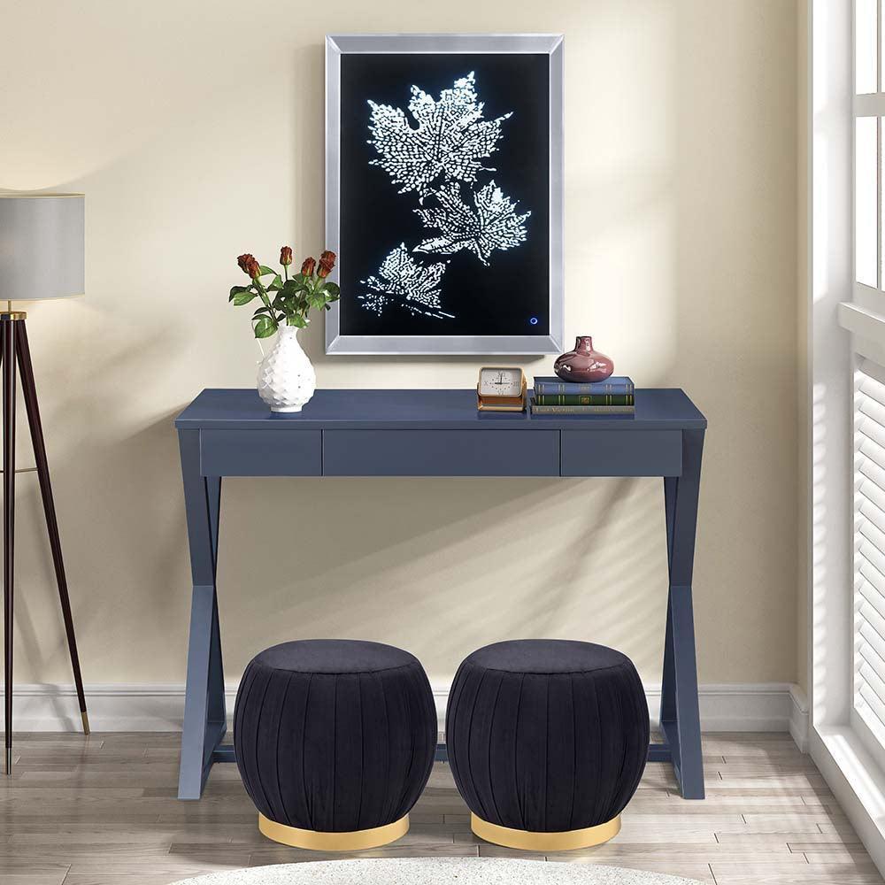 ACME Nalo Console Table, Charcoal Finish FredCo