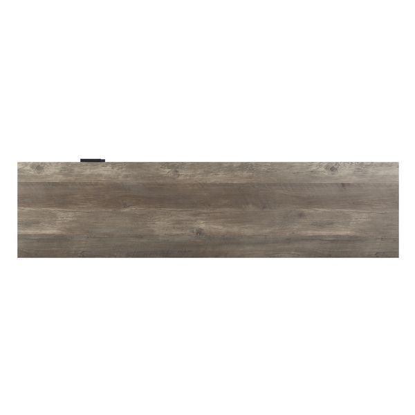 ACME Nantan TV Stand, Rustic Oak & Black Finish FredCo