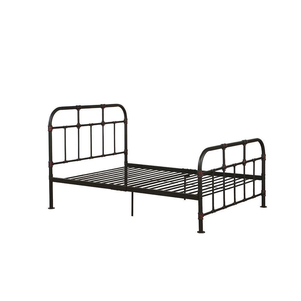 ACME Nicipolis Full Bed, Sandy Gray FredCo
