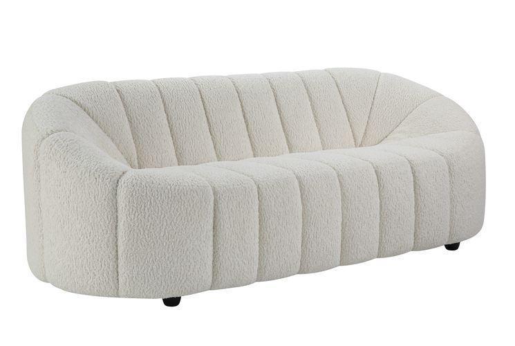 ACME Osmash Sofa, White Teddy Sherpa FredCo