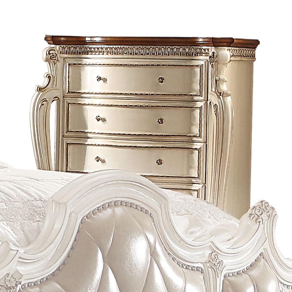 ACME Picardy Chest, Antique Pearl & Cherry Oak FredCo