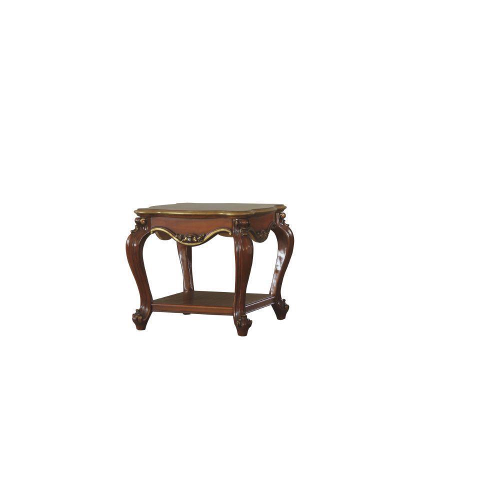 ACME Picardy End Table, Honey Oak FredCo