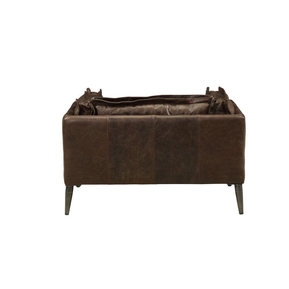 ACME Porchester Chair, Distress Chocolate Top Grain Leather FredCo