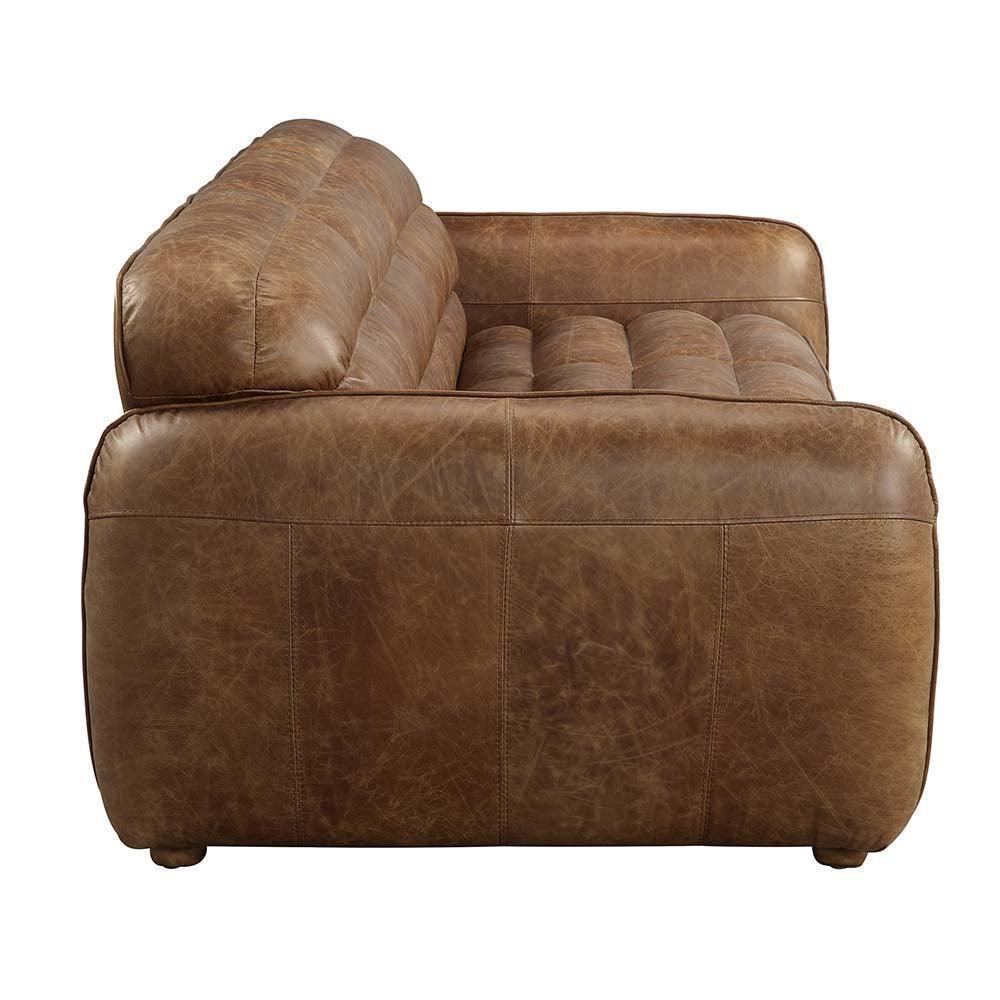 ACME Rafer Sofa, Cocoa Top Grain Leather FredCo