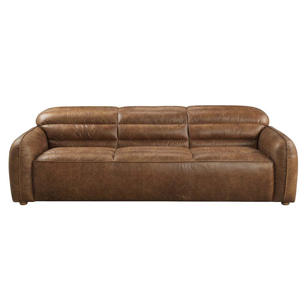 ACME Rafer Sofa, Cocoa Top Grain Leather FredCo