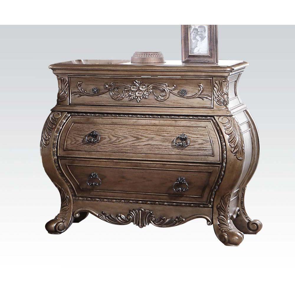 ACME Ragenardus Nightstand, Vintage Oak FredCo