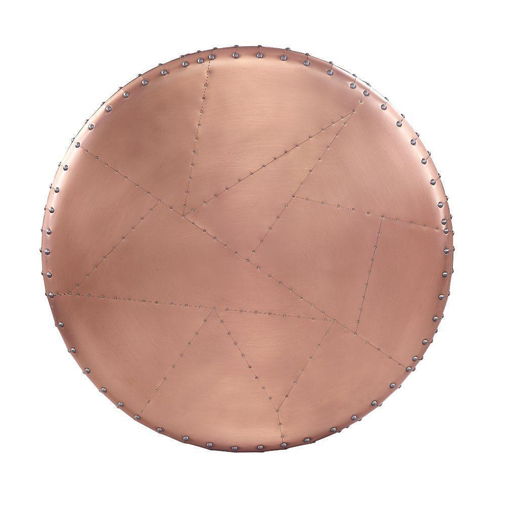 ACME Raith Coffee Table, Rose Gold Aluminum FredCo