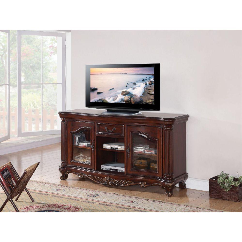 ACME Remington TV Stand, Brown Cherry FredCo