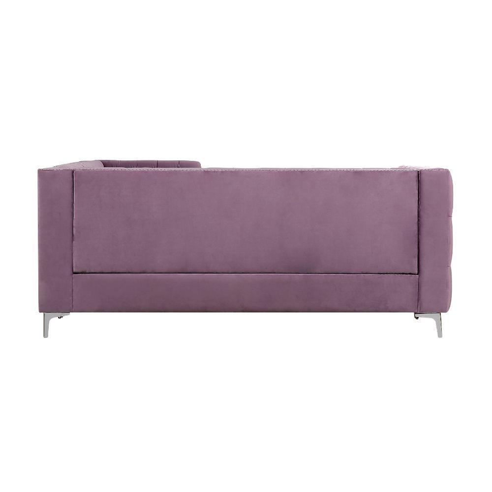 ACME Rhett Sectional Sofa, Purple Velvet FredCo