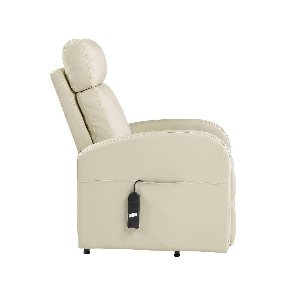 ACME Ricardo Recliner w/Power Lift, Beige PU FredCo