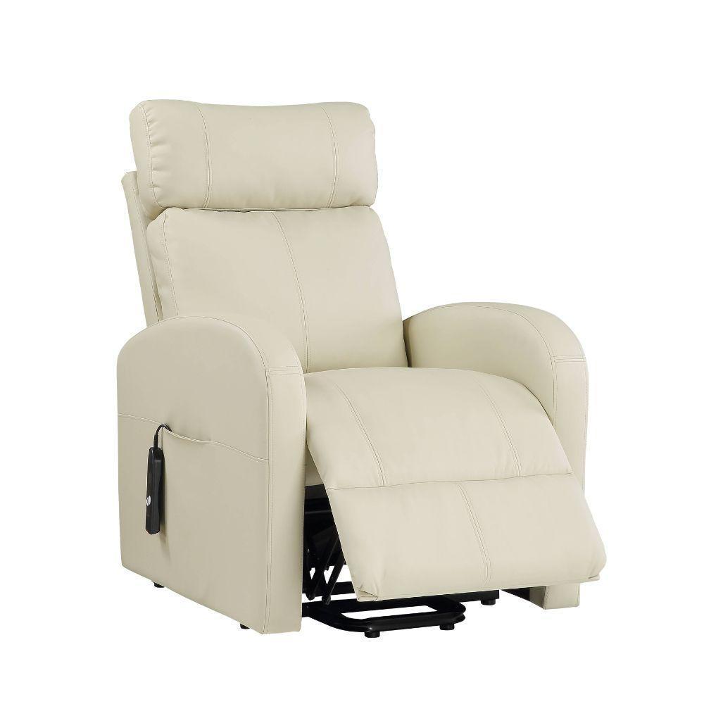 ACME Ricardo Recliner w/Power Lift, Beige PU FredCo