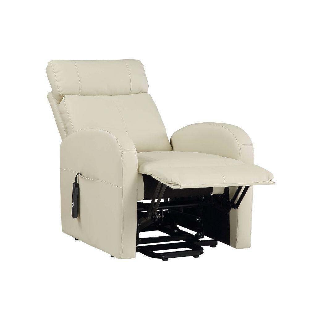 ACME Ricardo Recliner w/Power Lift, Beige PU FredCo