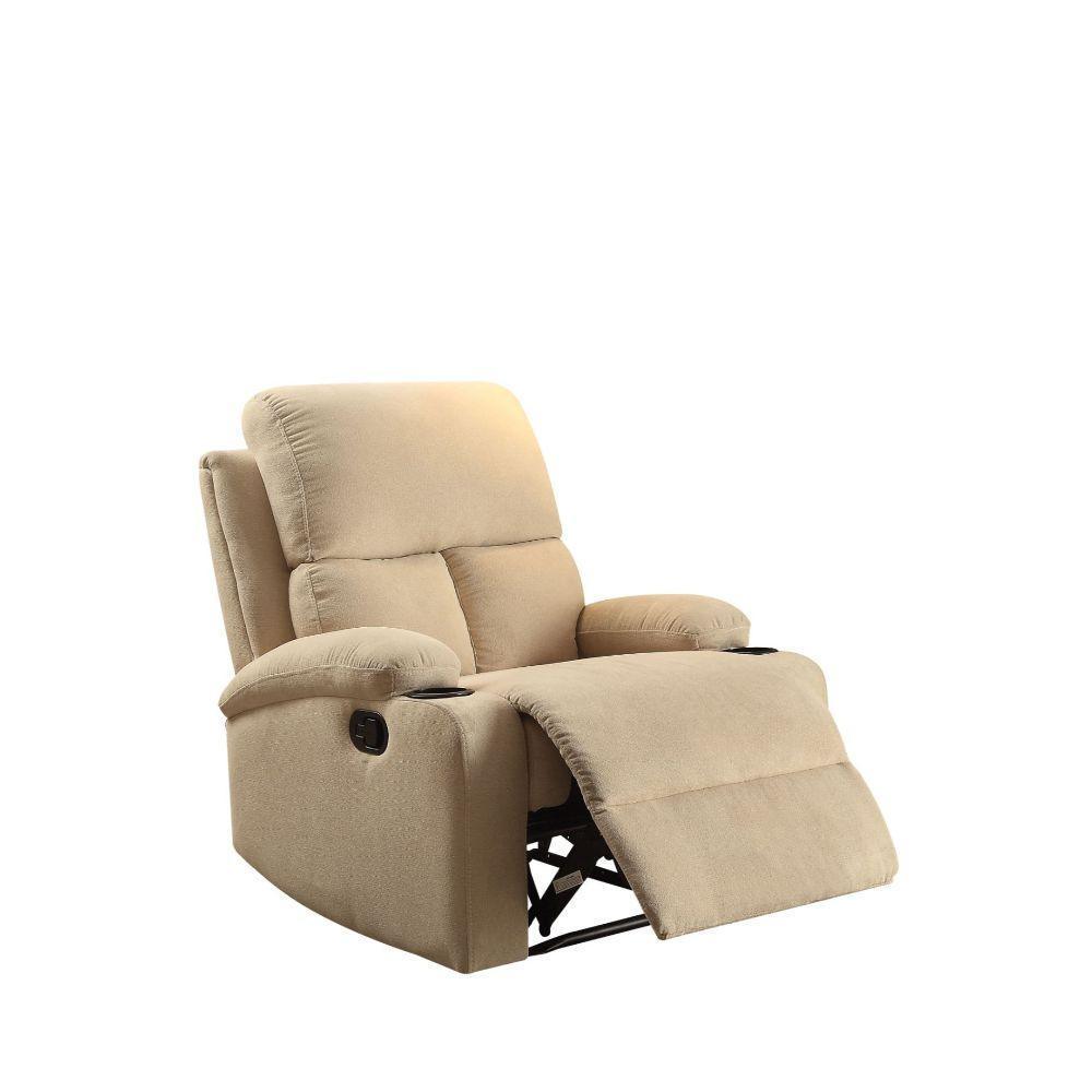 ACME Rosia Recliner, Beige Velvet FredCo