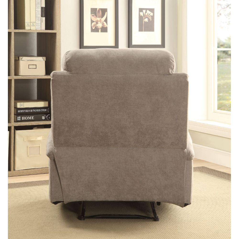 ACME Rosia Recliner, Gray Velvet FredCo