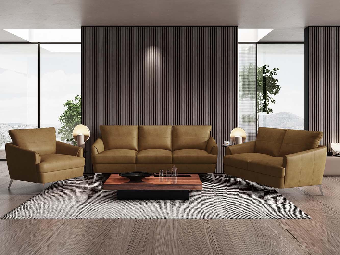 ACME Safi Loveseat , Cappuchino Leather FredCo