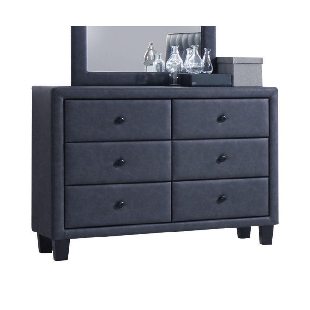 ACME Saveria Dresser, 2-Tone Gray PU FredCo