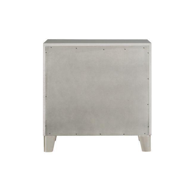 ACME Sliverfluff Nightstand, Mirrored & Champagne Finish FredCo