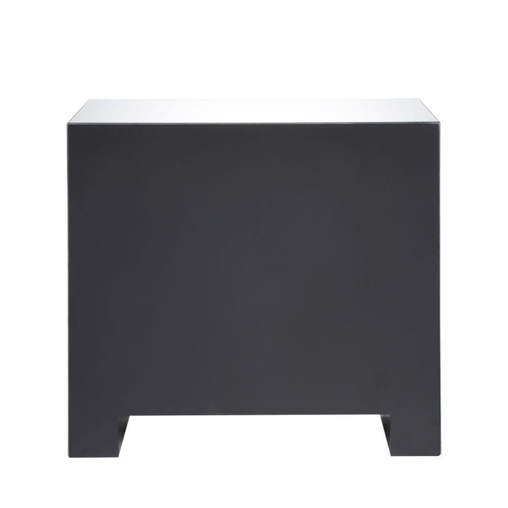 ACME Sonia Console Table, Mirrored & Faux Agate FredCo