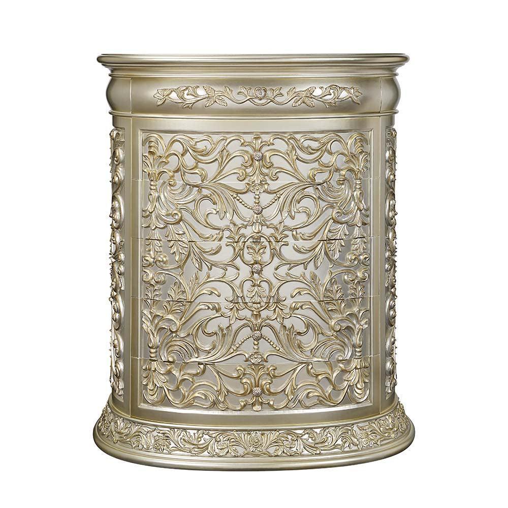 ACME Sorina Chest, Antique Gold Finish FredCo