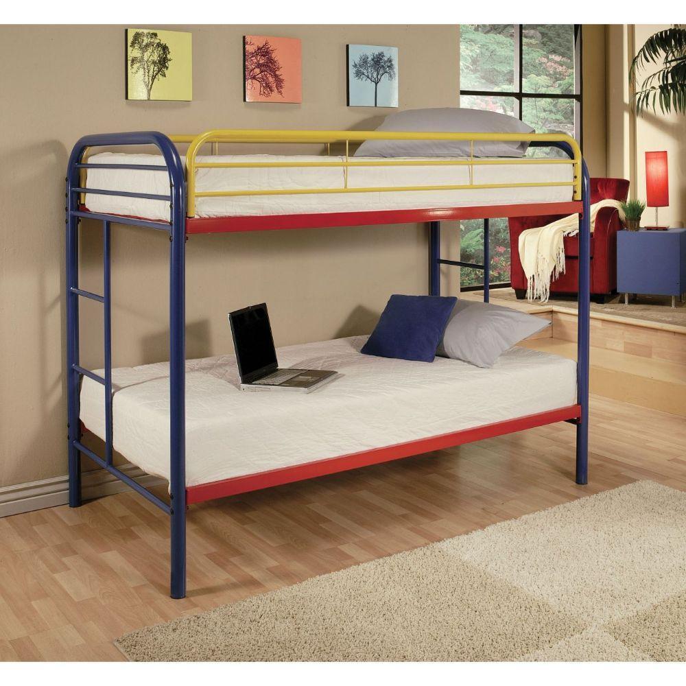ACME Thomas Twin/Twin Bunk Bed, Rainbow FredCo