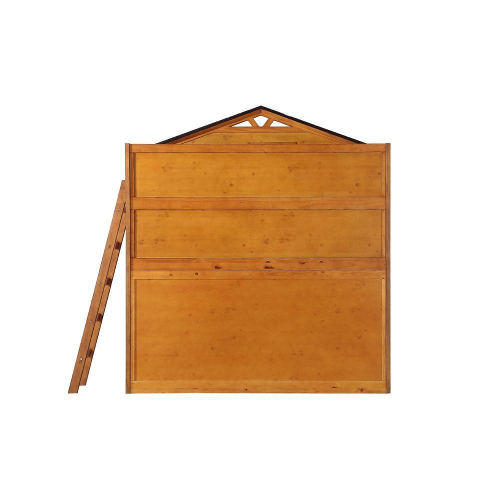 ACME Tree House Loft Bed, Rustic Oak 10160 FredCo