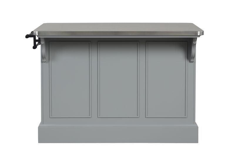 ACME Urrur Kitchen Island, Gray Finish FredCo