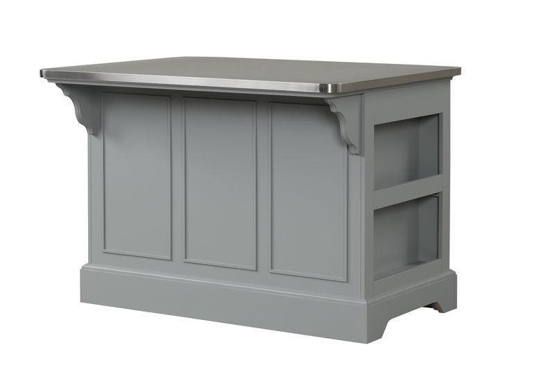 ACME Urrur Kitchen Island, Gray Finish FredCo