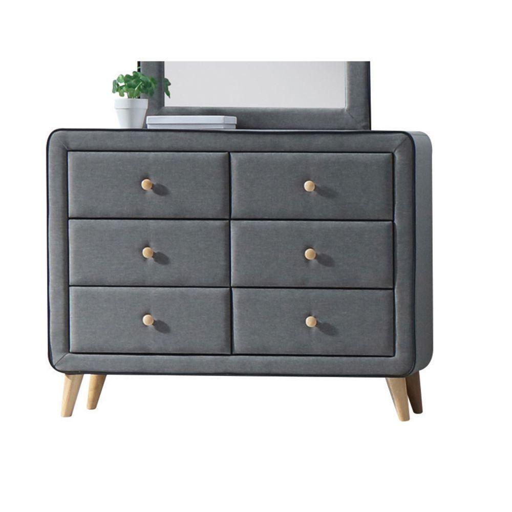 ACME Valda Dresser, Light Gray Fabric FredCo