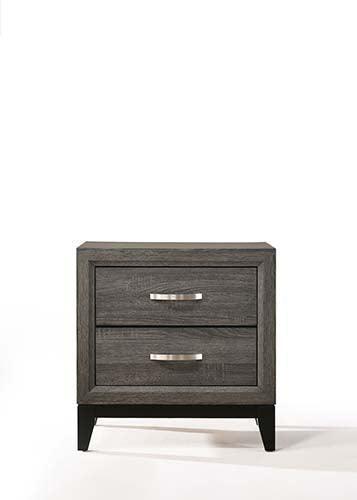ACME Valdemar Nightstand , Weathered Gray FredCo