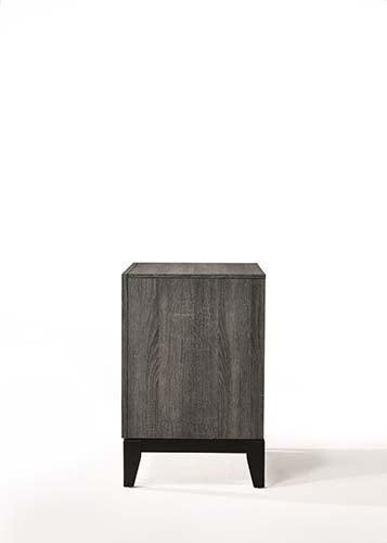ACME Valdemar Nightstand , Weathered Gray FredCo