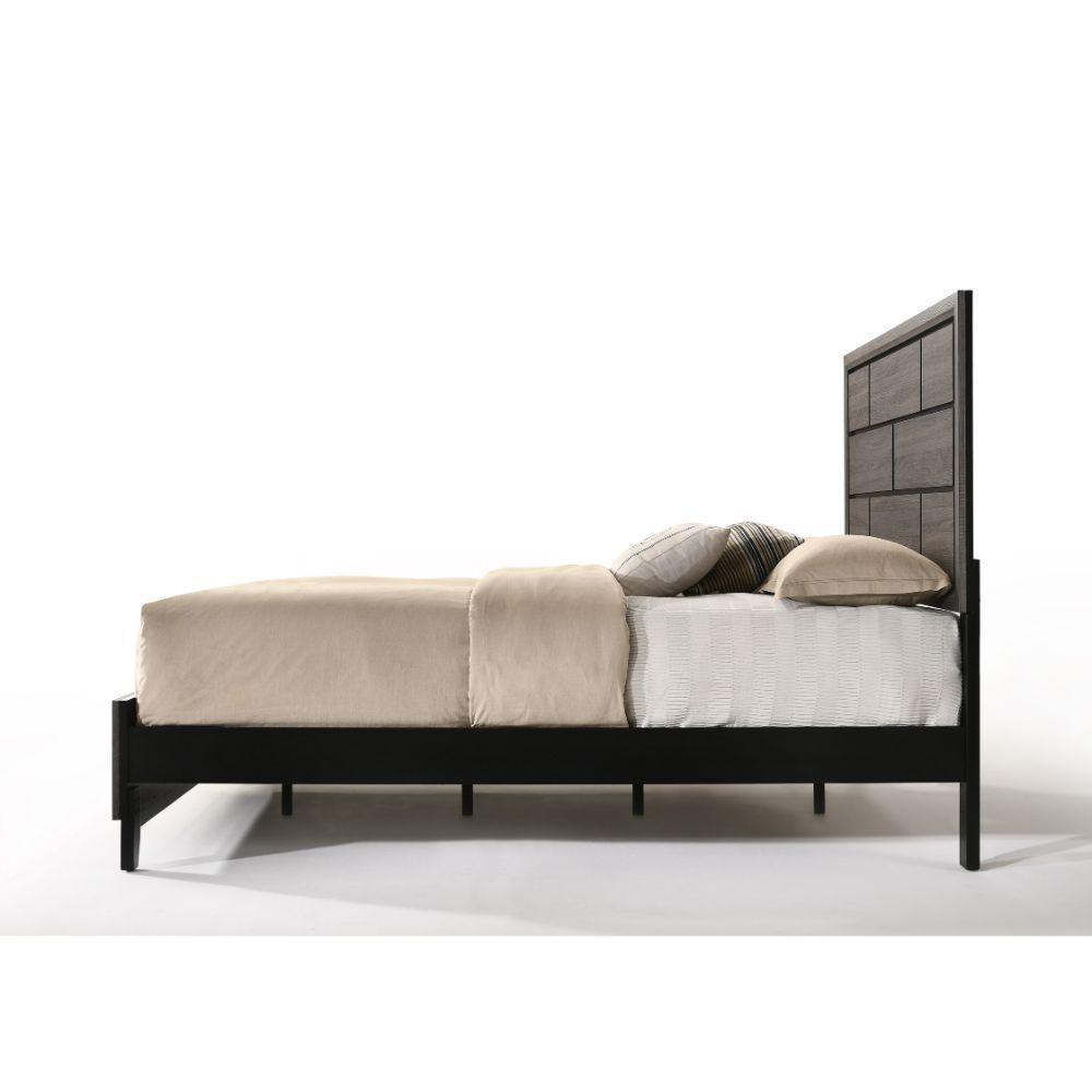 ACME Valdemar Queen Bed, Weathered Gray 27050Q FredCo