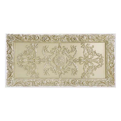 ACME Vatican Dining Table, Champagne Silver Finish FredCo