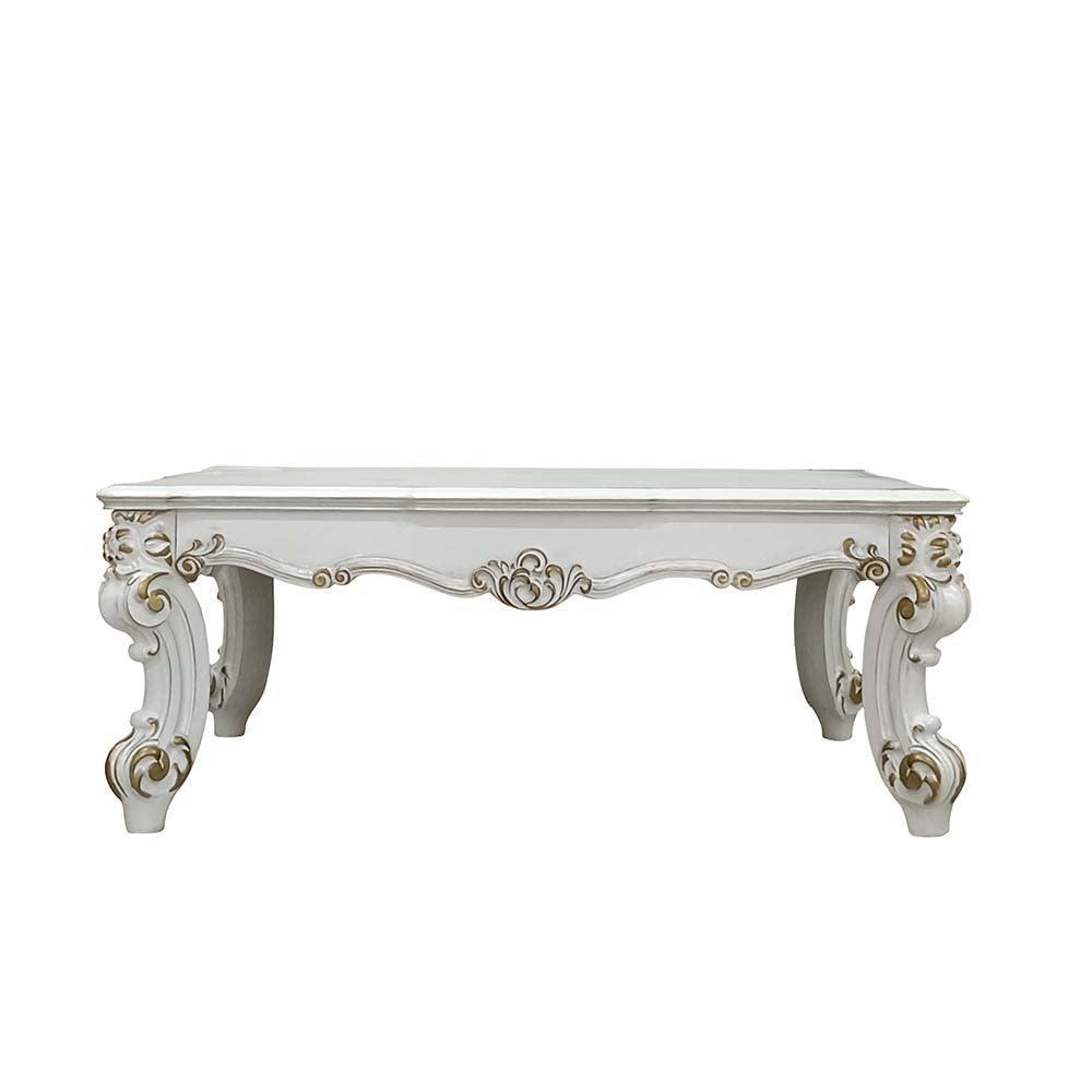 ACME Vendom II Coffee table, Antique Pearl Finish FredCo