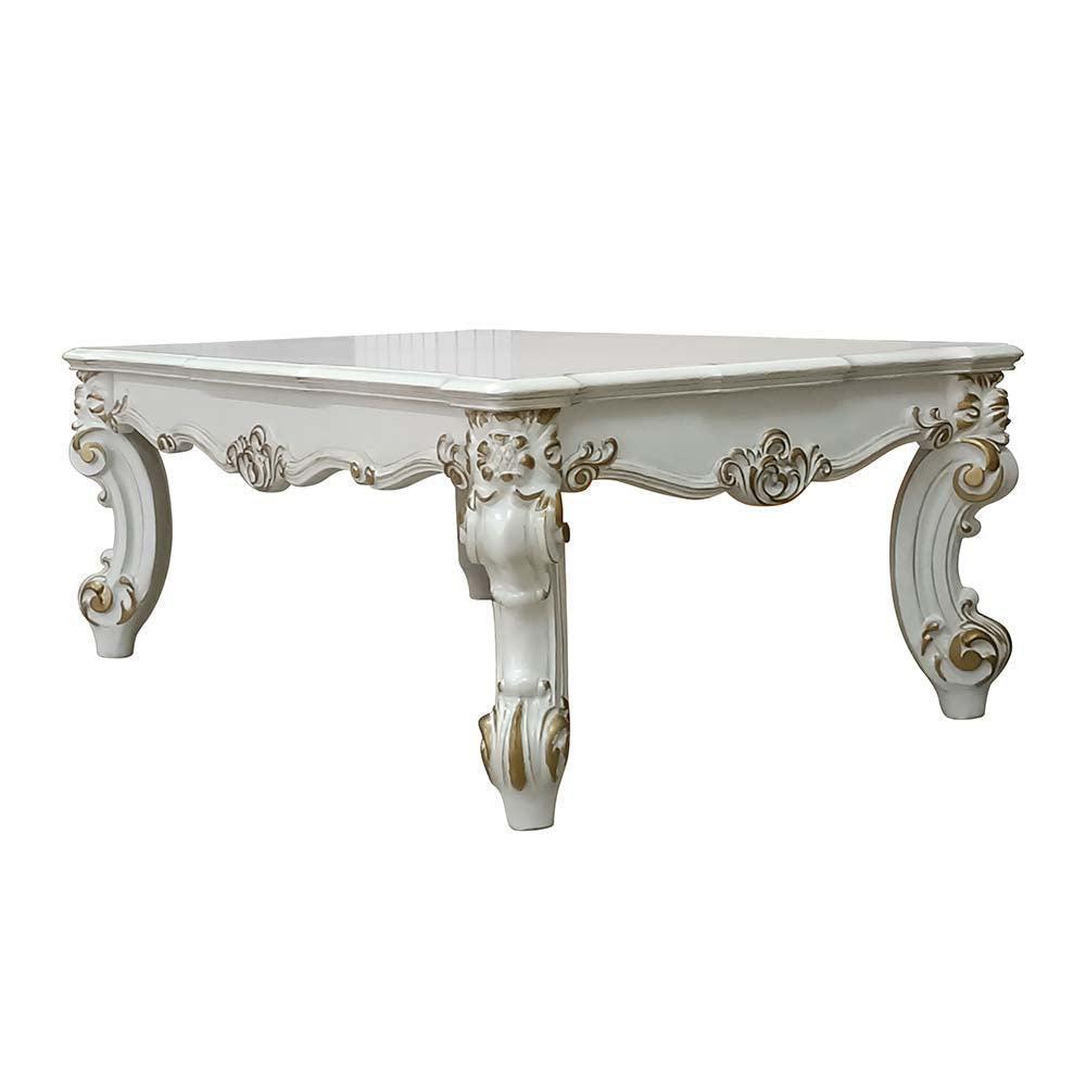 ACME Vendom II Coffee table, Antique Pearl Finish FredCo