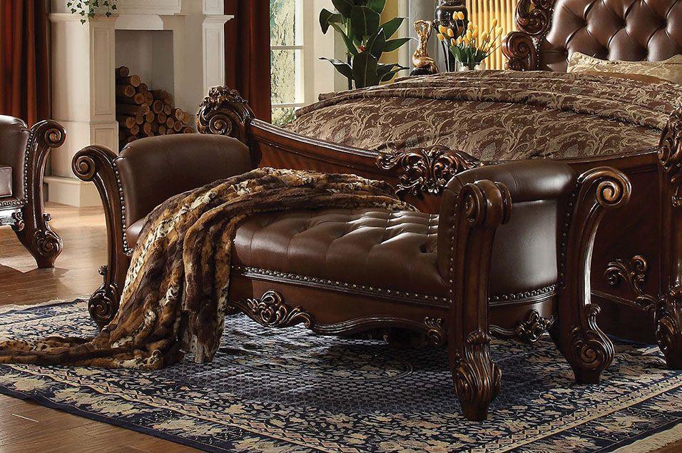 ACME Vendome Bench, PU & Cherry FredCo