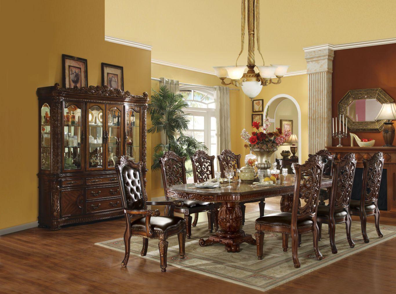 ACME Vendome Dining Table, Cherry 120" 60000 60000 FredCo
