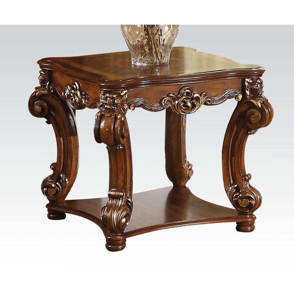 ACME Vendome End Table, Cherry FredCo