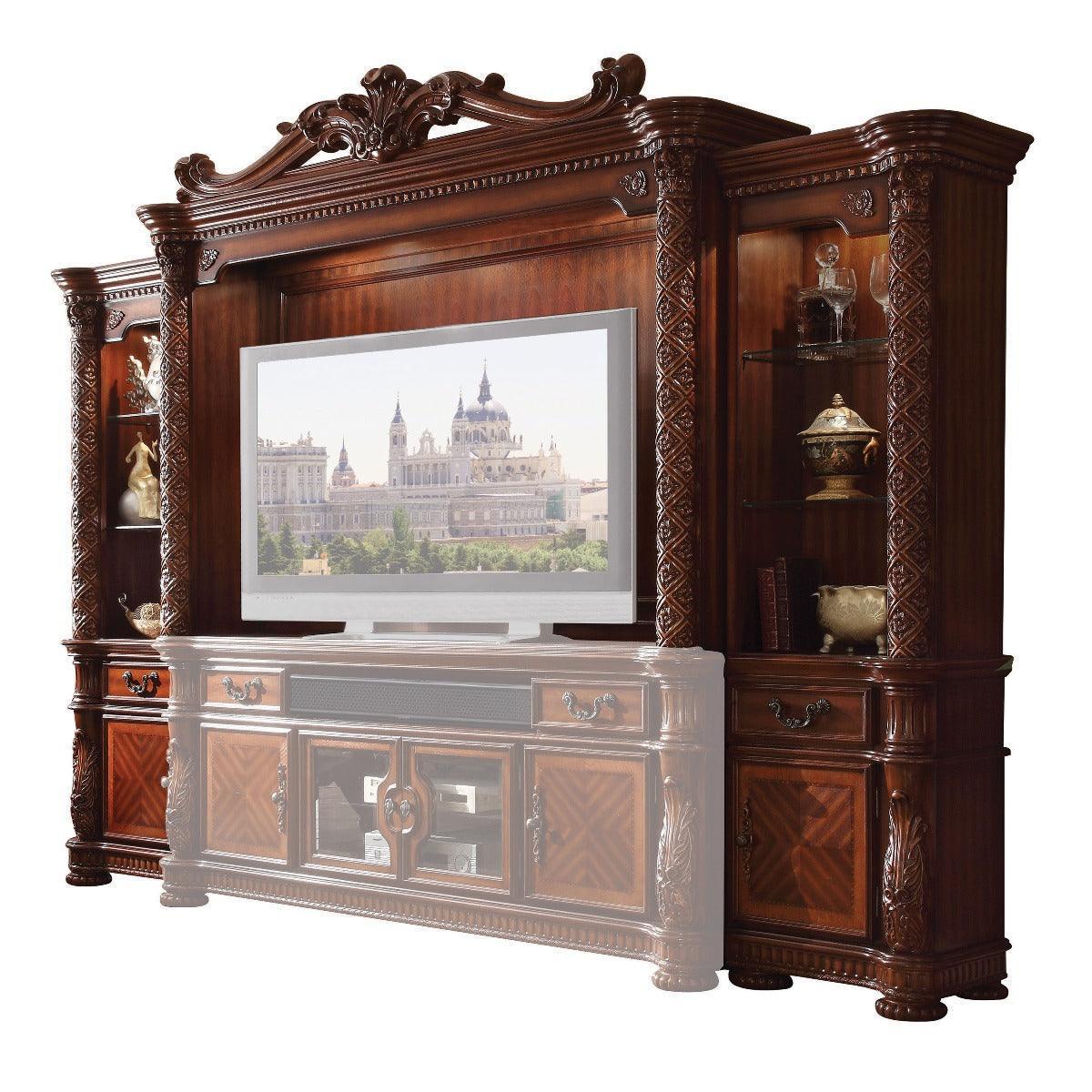 ACME Vendome II Entertainment Center, Cherry 91315 FredCo